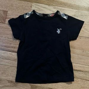 Little baby Burberry shirt navy